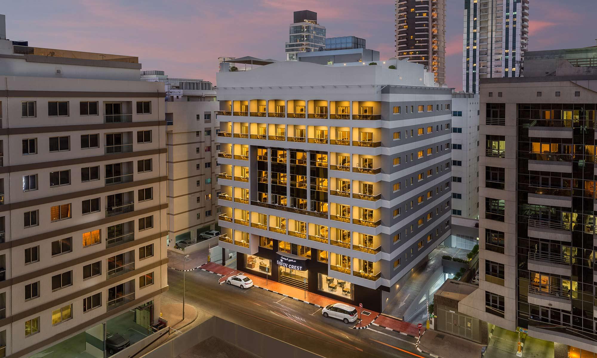 Savoy Crest Hotel Apartment Dubai Exterior foto